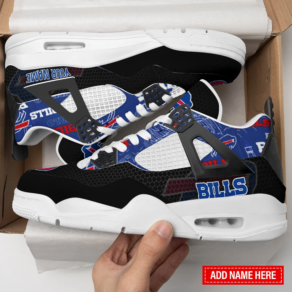Buffalo Bills AJ4 Sneakers 22