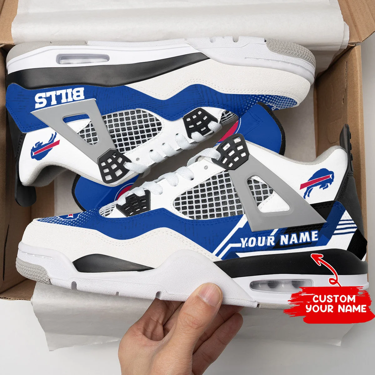 Buffalo Bills AJ4 Sneakers 24