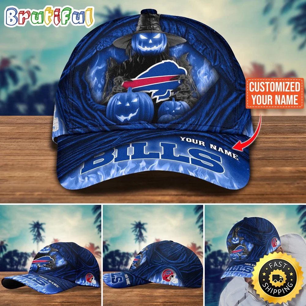 Buffalo Bills Baseball Cap Halloween Custom Cap For Fans