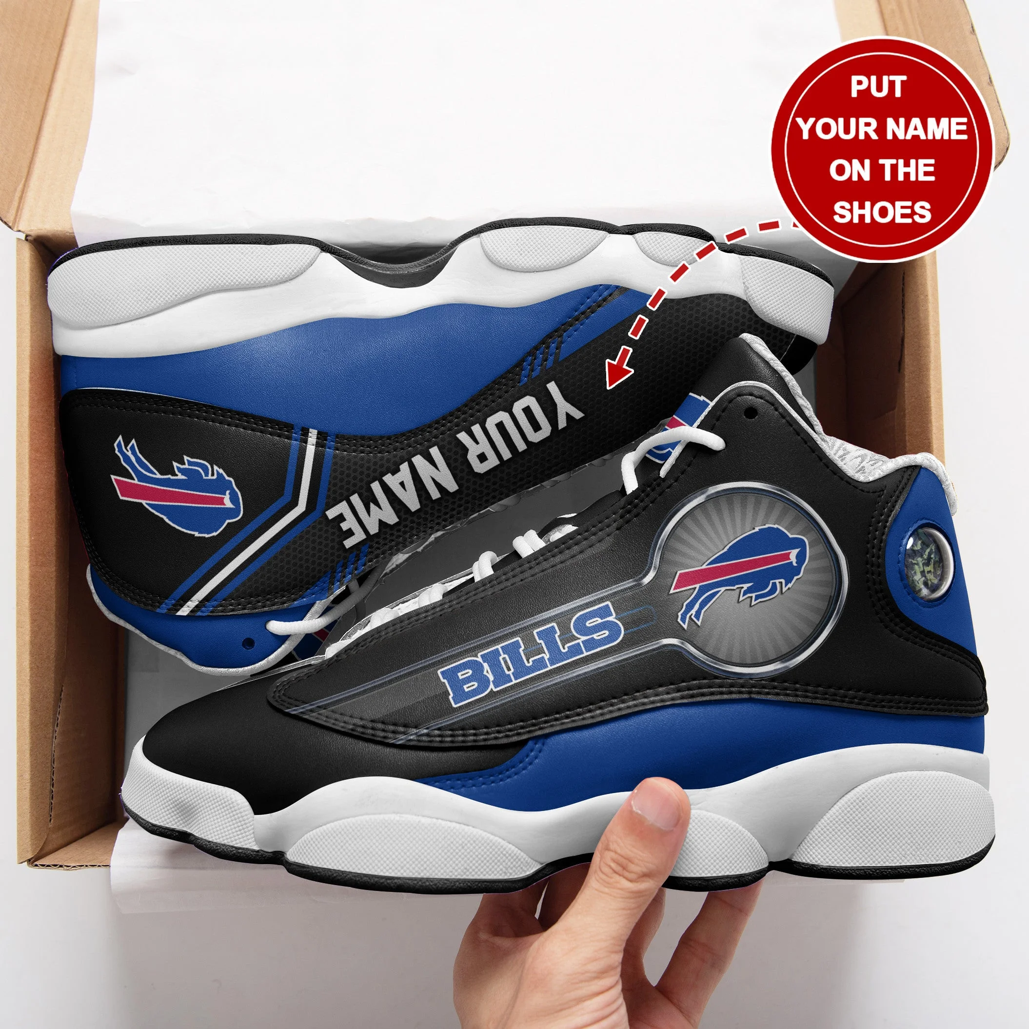 Buffalo Bills NFL AJ13 Sneakers Shoes For Men And Women 11