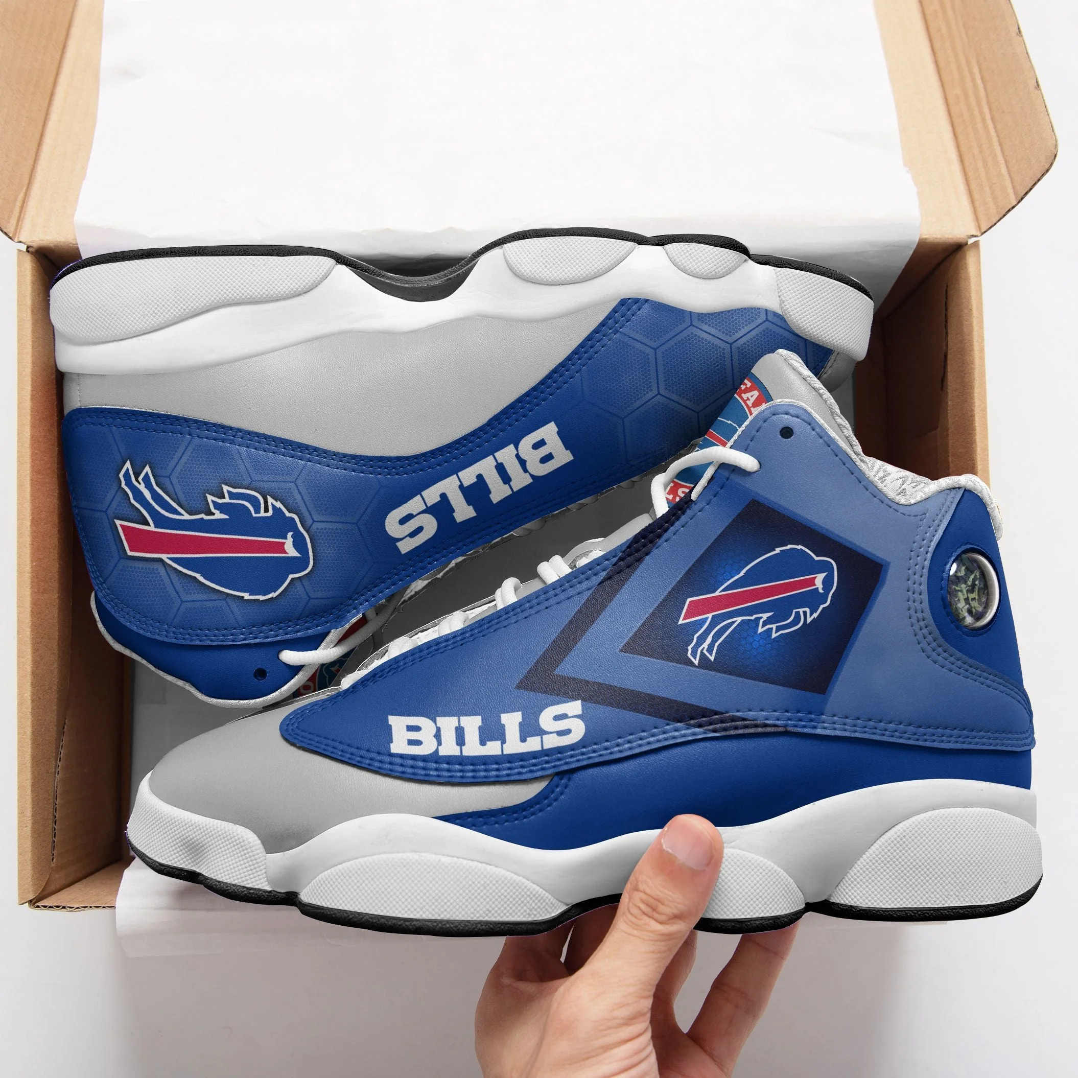 Buffalo Bills NFL AJ13 Sneakers Shoes For Men And Women 21
