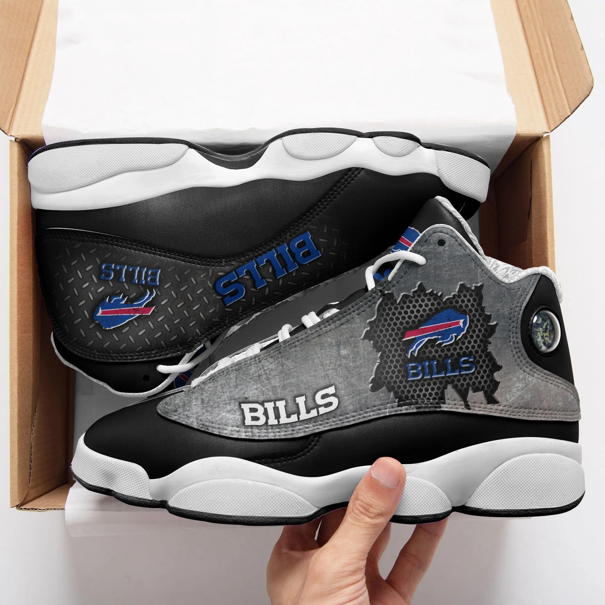 Buffalo Bills NFL AJ13 Sneakers Shoes For Men And Women 24
