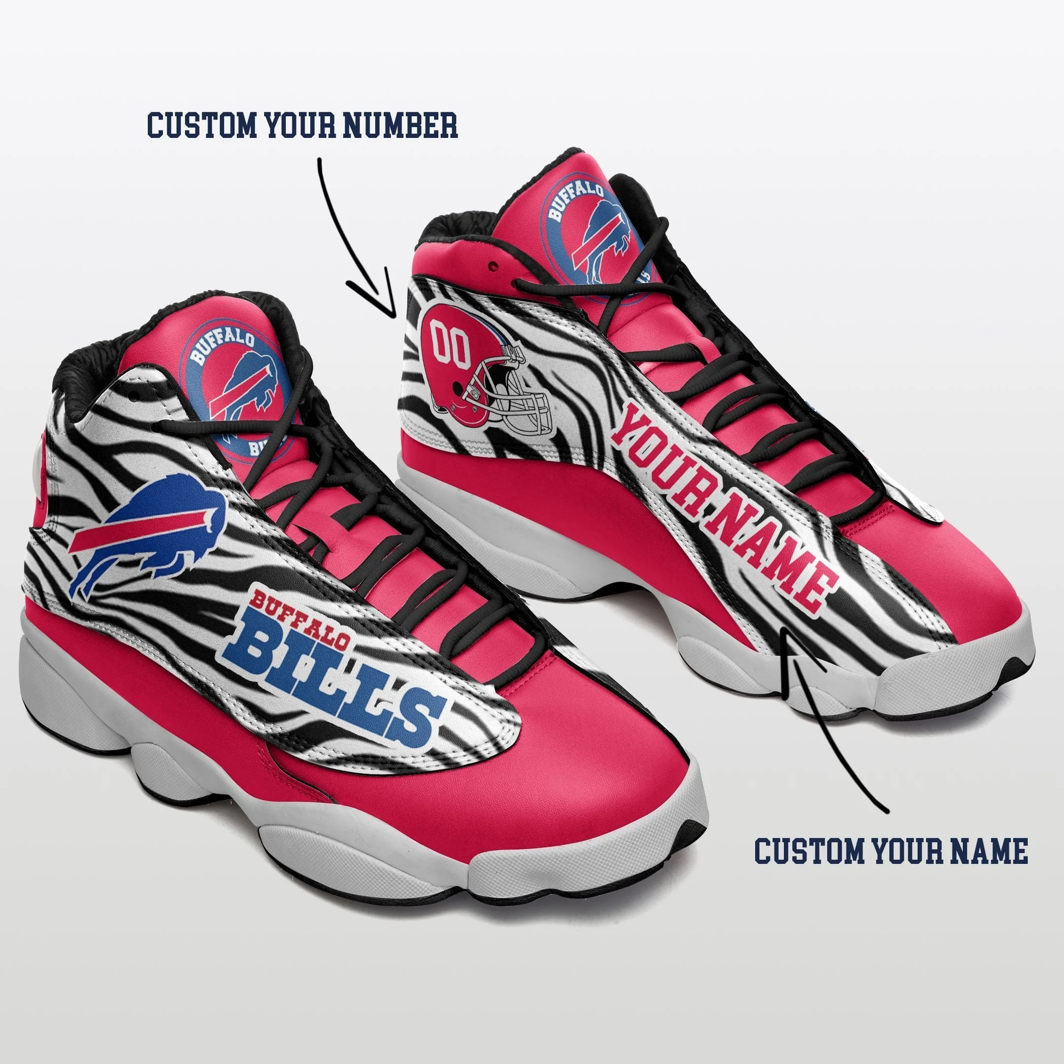 Buffalo Bills NFL AJ13 Sneakers Shoes For Men And Women 15