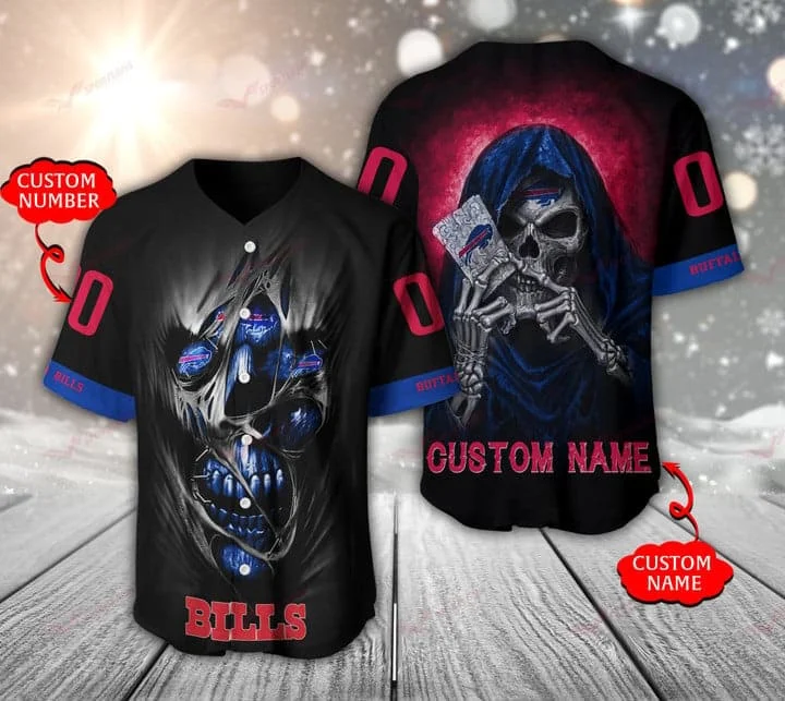 Buffalo Bills Personalized Baseball Jersey 946