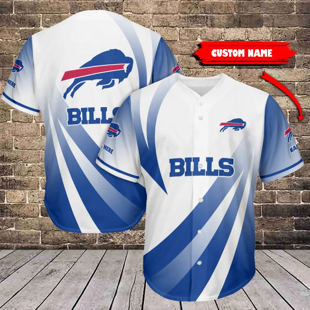Buffalo Bills Personalized Baseball Jersey 619