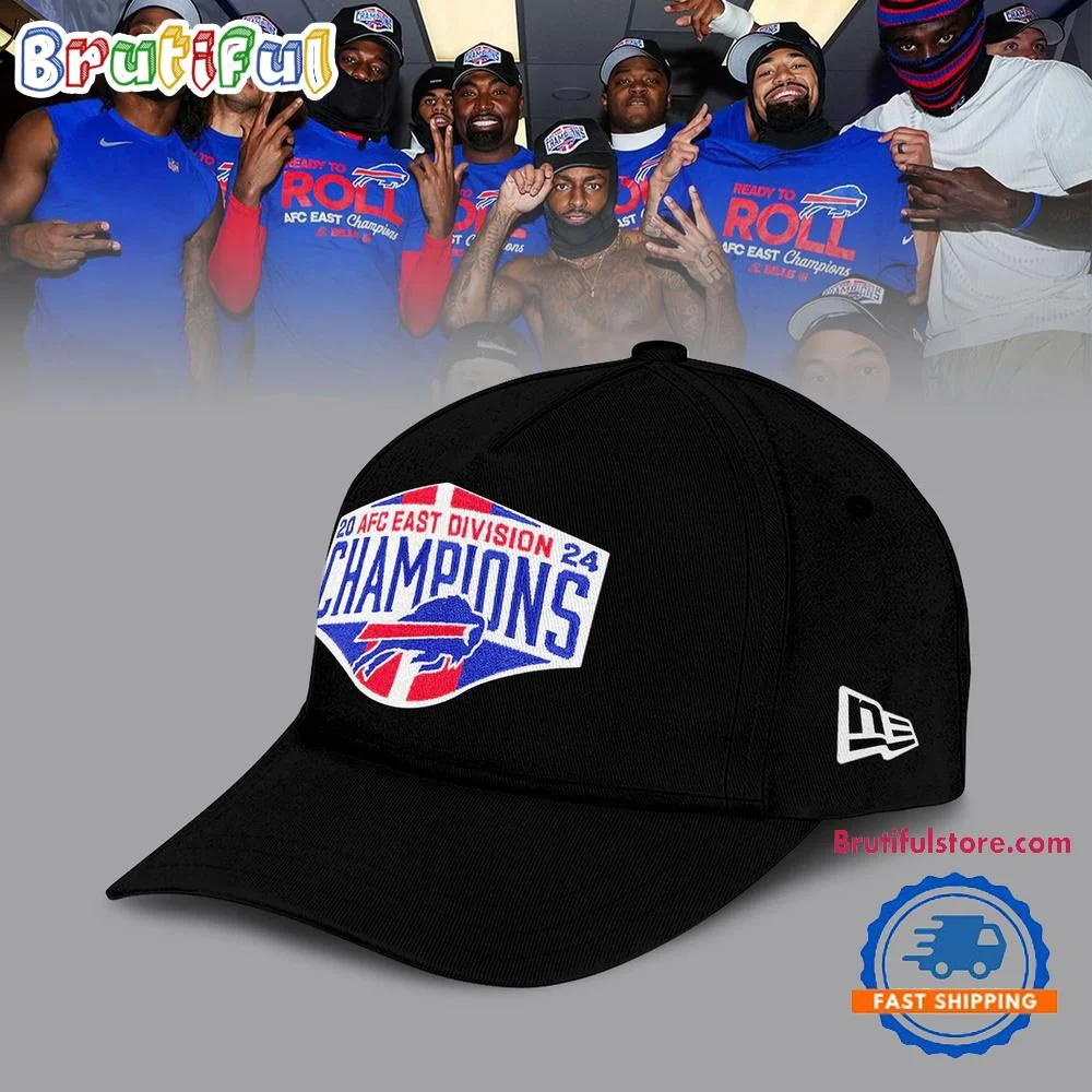 Buffalo Bills Royal 2024 AFC East Division Champions Locker Room Trophy Collection Cap