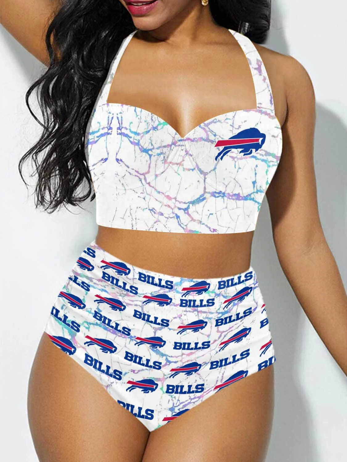 Buffalo Bills Sexy Print Bikini Swimsuit St3337