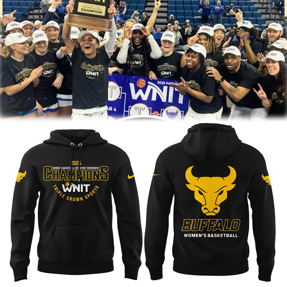 Buffalo Women's Basketball 2025 Wnit Champions Hoodie Gifts For Who Like Basketball