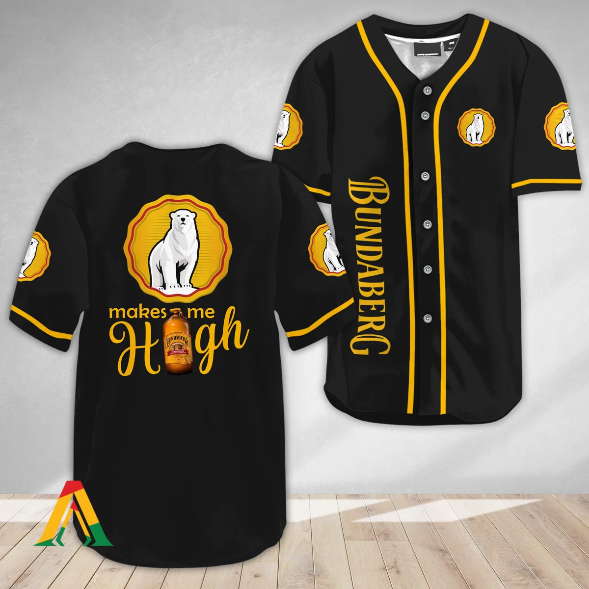 Bundaberg Make Me High Baseball Jersey Style4283