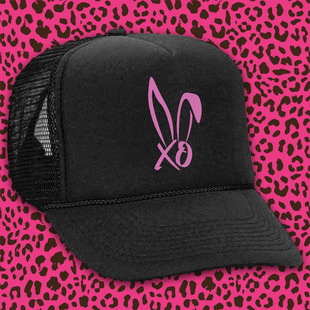 Bunnie XO Merch Bunnie Logo Trucker Hat Mother's Day Gifts For Music Fans
