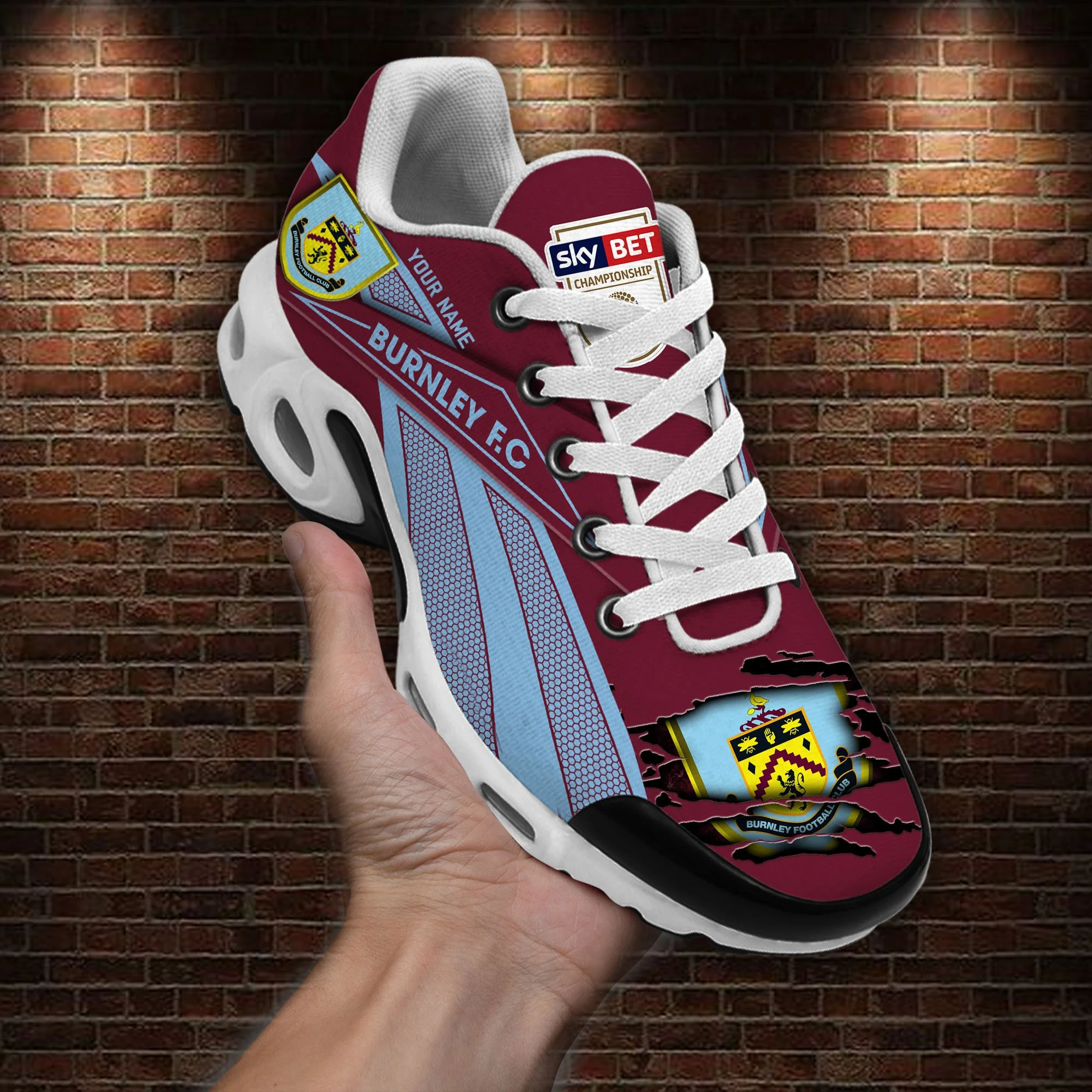 Burnley F.C  Air Max Plus Shoes Sneakers For Men And Women