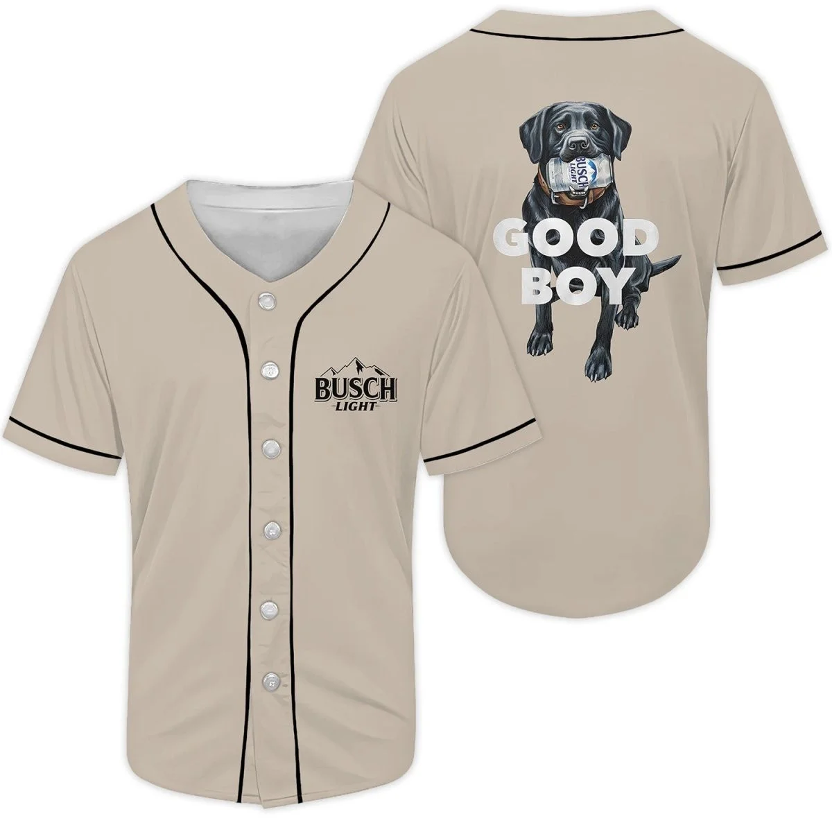 Busch Light Good Boy Baseball Jersey Style7125