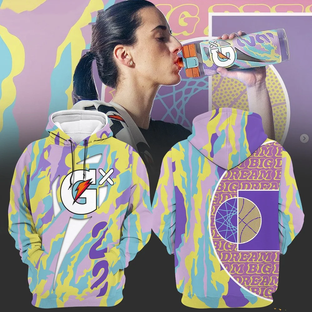 Caitlin Clark Gatorade Dream Big Hoodie Best Gift For A Basketball Fan