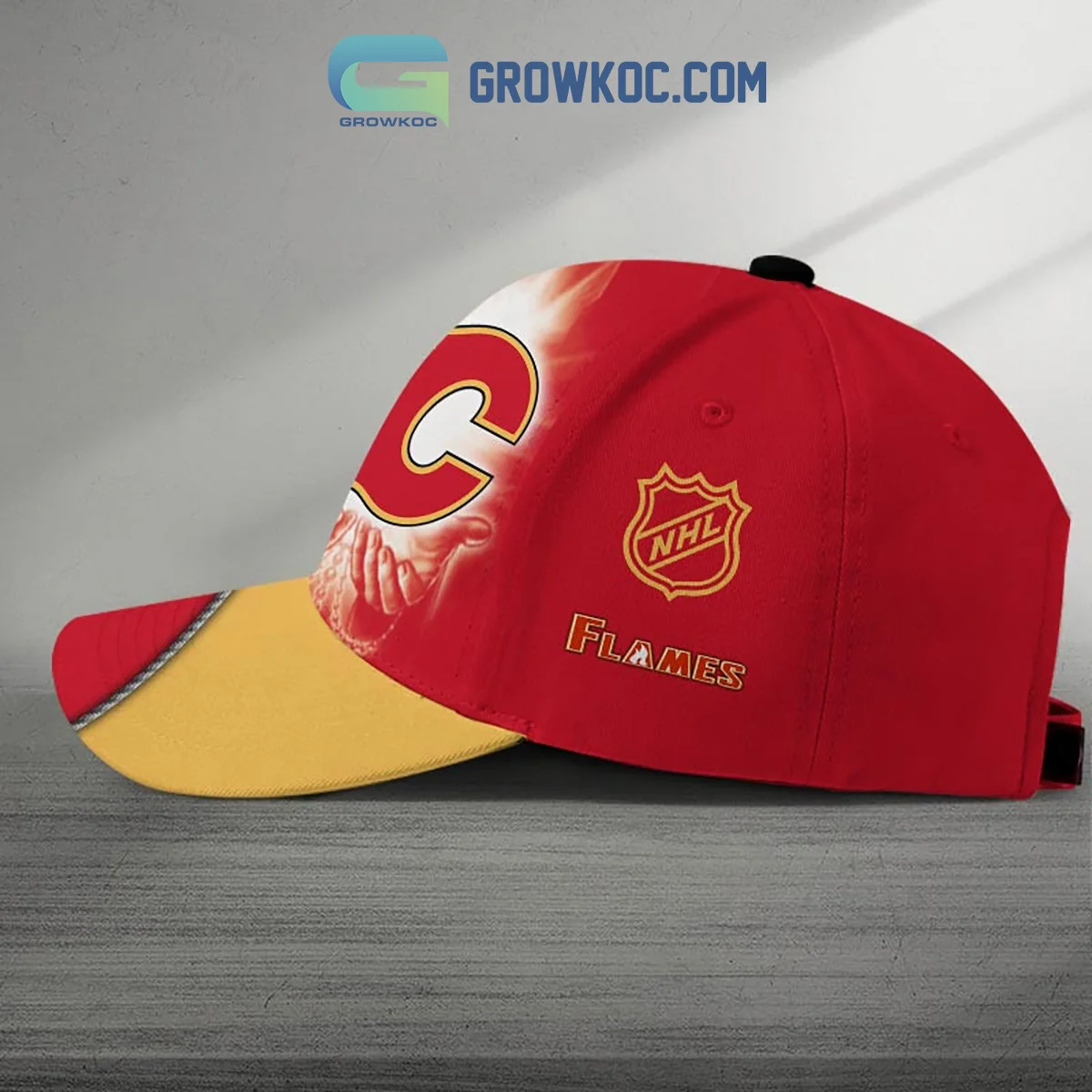 Calgary Flames Personalized Sport Fan Cap