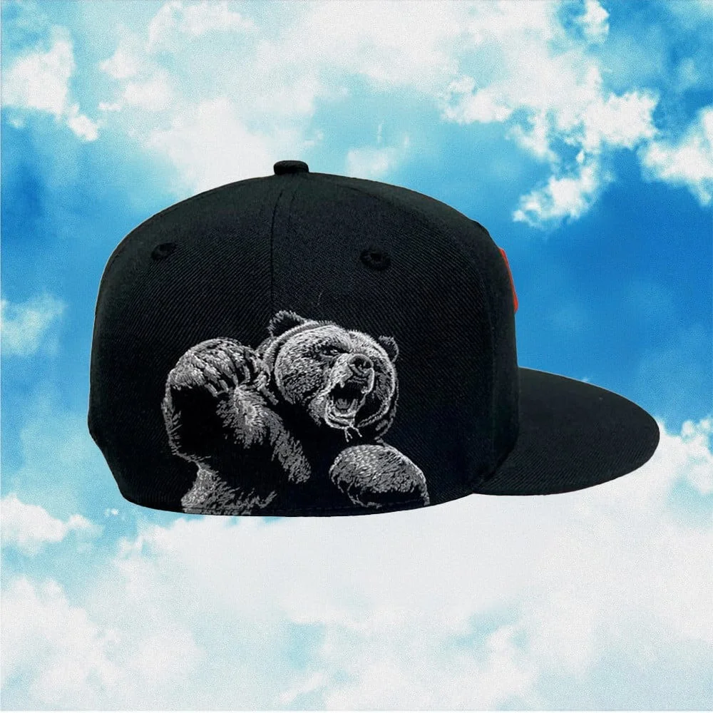 Canelo Bear Embroidred Hat Gifts For Canelo Alvarez Fans Gifts For Boxing Lovers