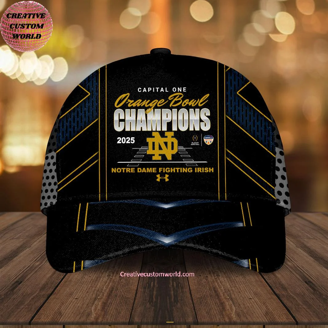 Capital One Orange Bowl Champions 2025 Notre Dame Fighting Irish Football Limited Cap