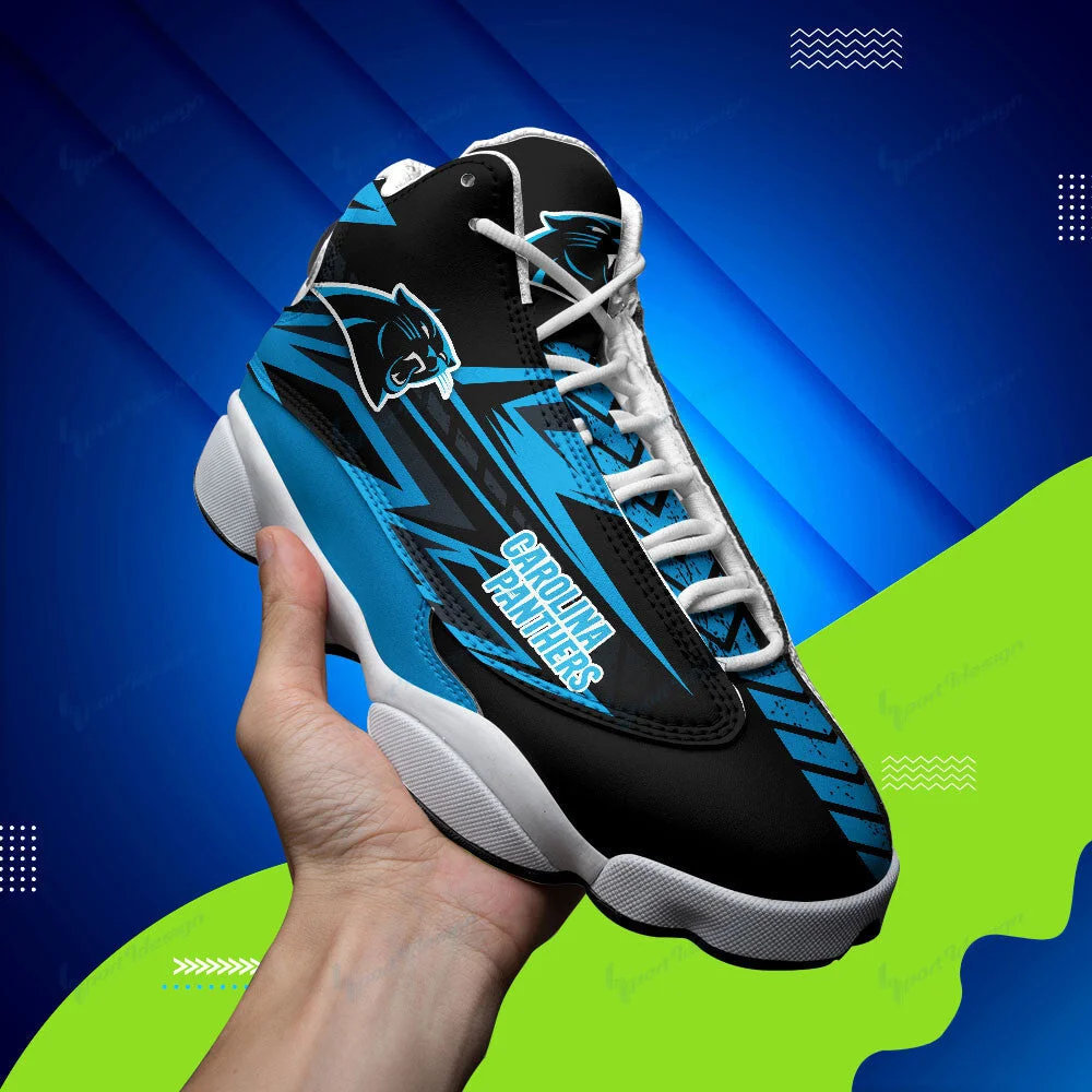 Carolina Panthers NFL AJ13 Sneakers Shoes For Men And Women 4
