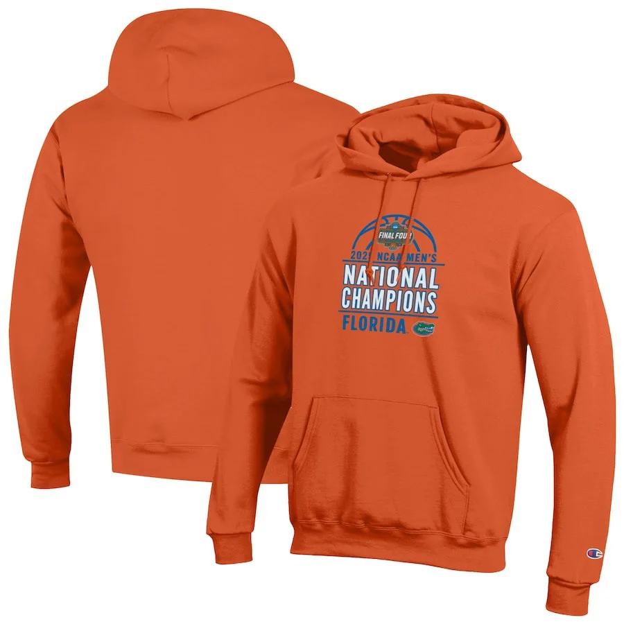 Champion Orange Florida Gators 2025 NCAA Men's Basketball National Champions Hoodie Men Gifts