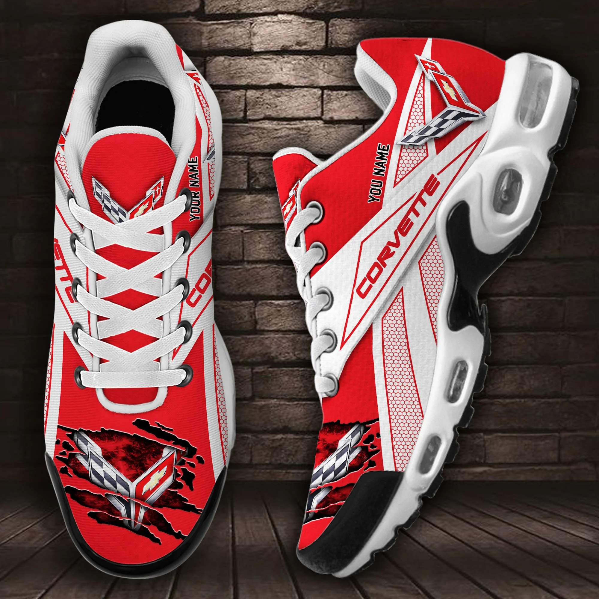 Chevrolet Corvette Air Max Plus Shoes Sneakers For Men And Women