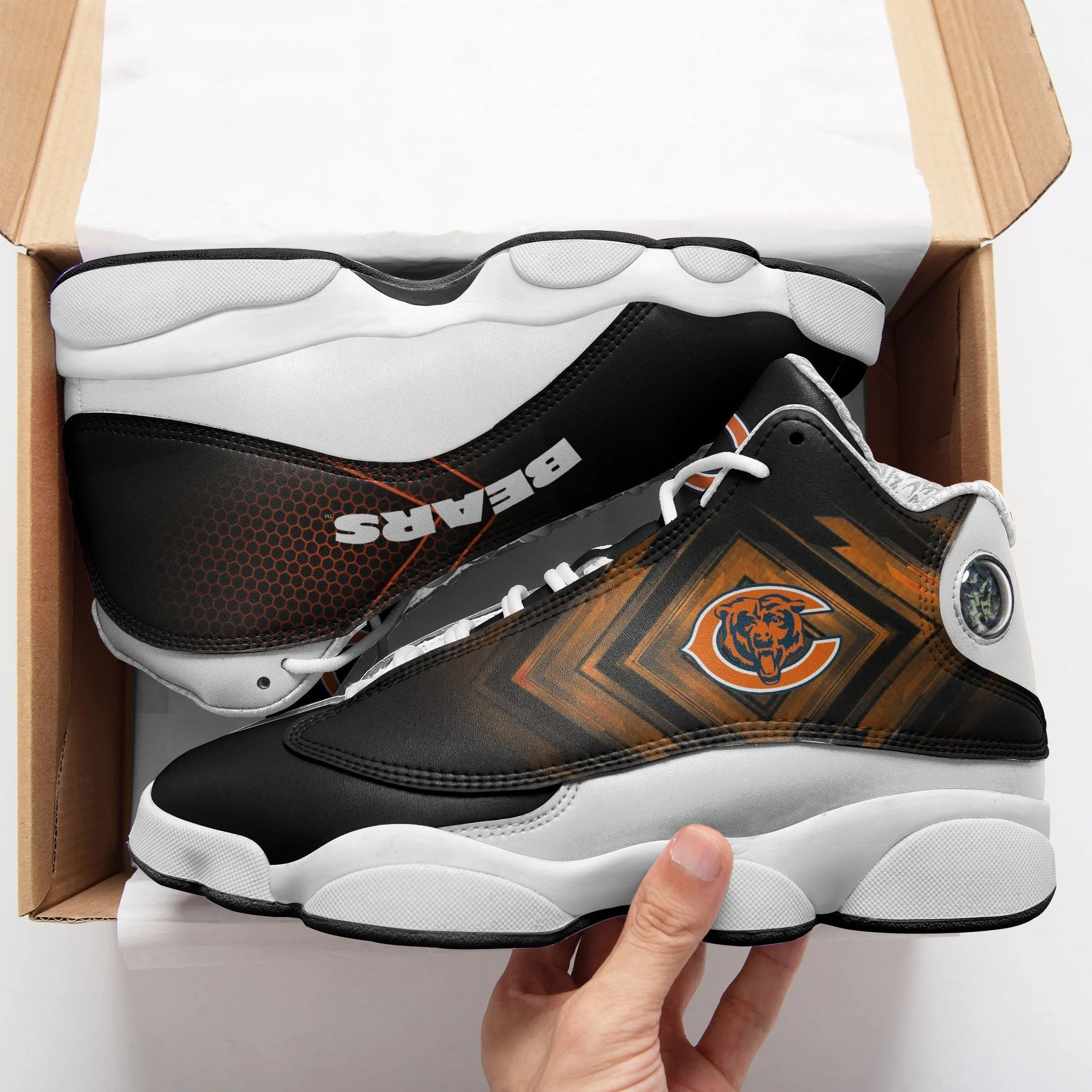 Chicago Bears NFL AJ13 Sneakers Shoes For Men And Women 5
