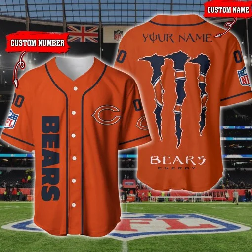 Chicago Bears Personalized Baseball Jersey 193