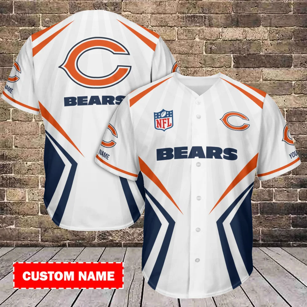 Chicago Bears Personalized Baseball Jersey 442