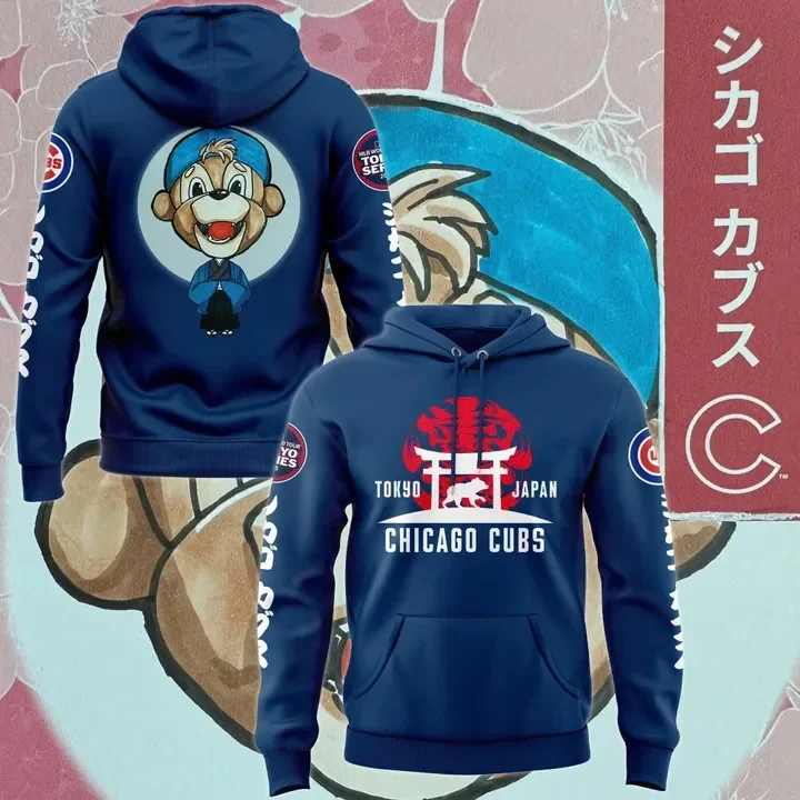 Chicago Cubs 2025 Tokyo Hoodie