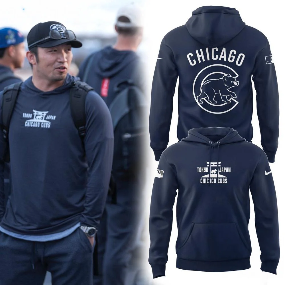 Chicago Cubs x Tokyo Series Hoodie Presents For Basketball Fans