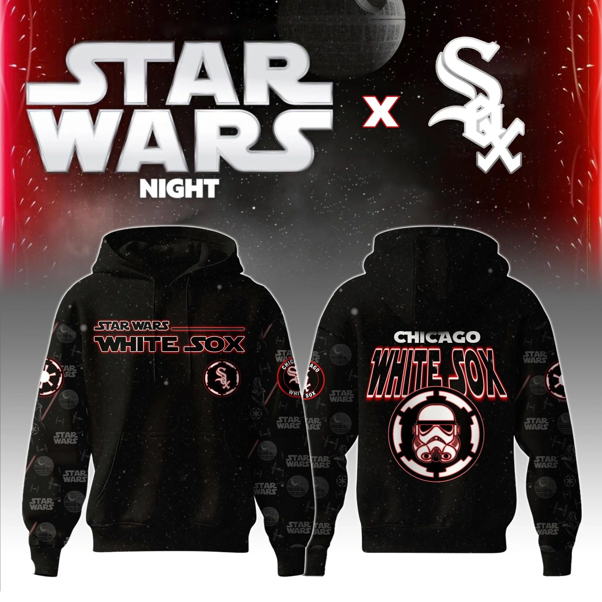 Chicago White Sox MLB x Star War Night Special Edition Hoodie 2025 Best