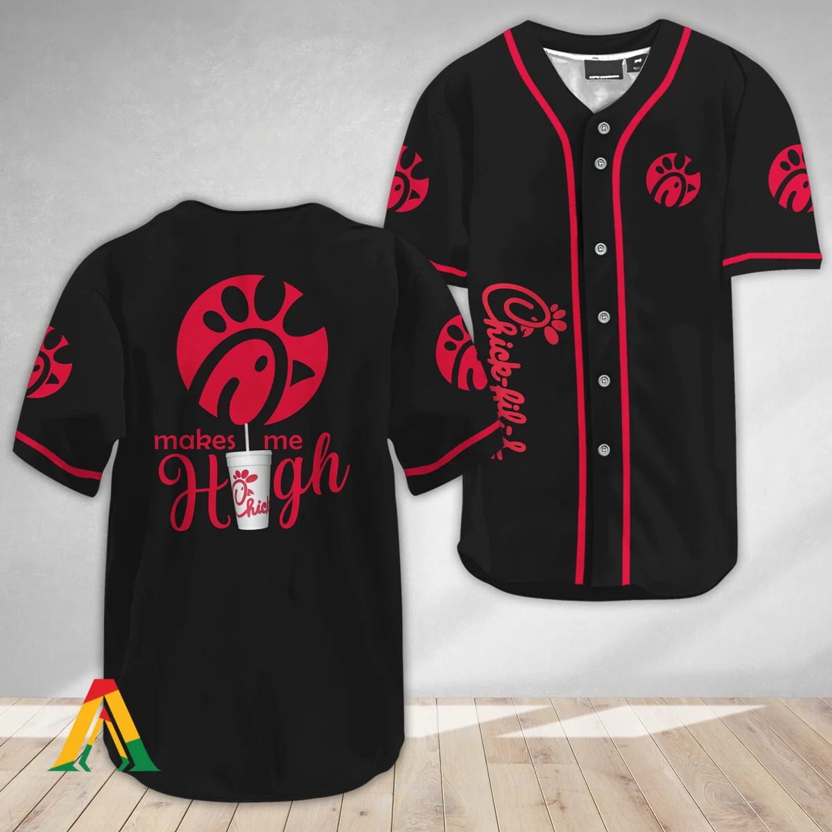 Chick Fil A Make Me High Baseball Jersey Style9662
