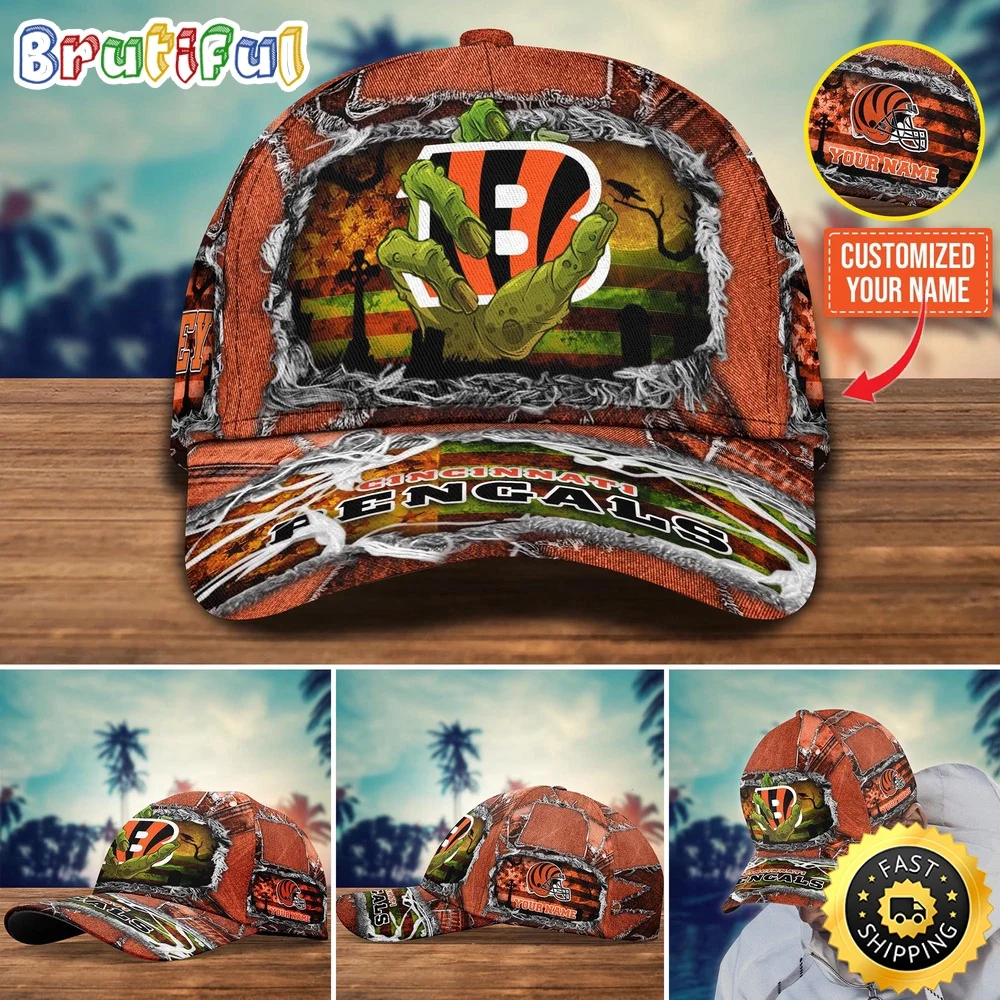 Cincinnati Bengals Baseball Cap Halloween Cap Customize For This Season