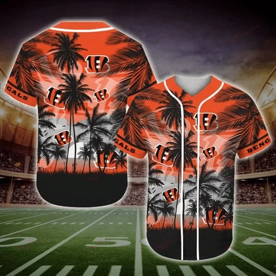 Cincinnati Bengals Baseball Jersey 829