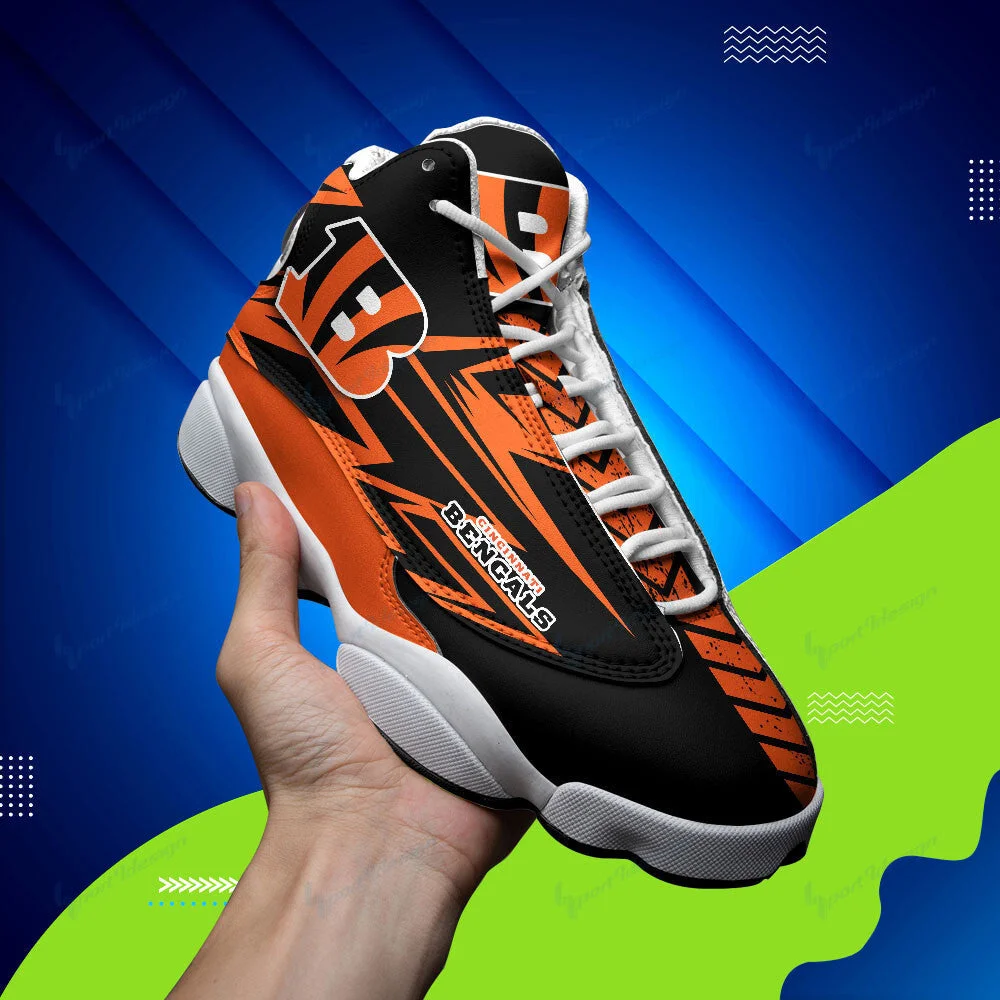 Cincinnati Bengals NFL AJ13 Sneakers Shoes For Men And Women 8