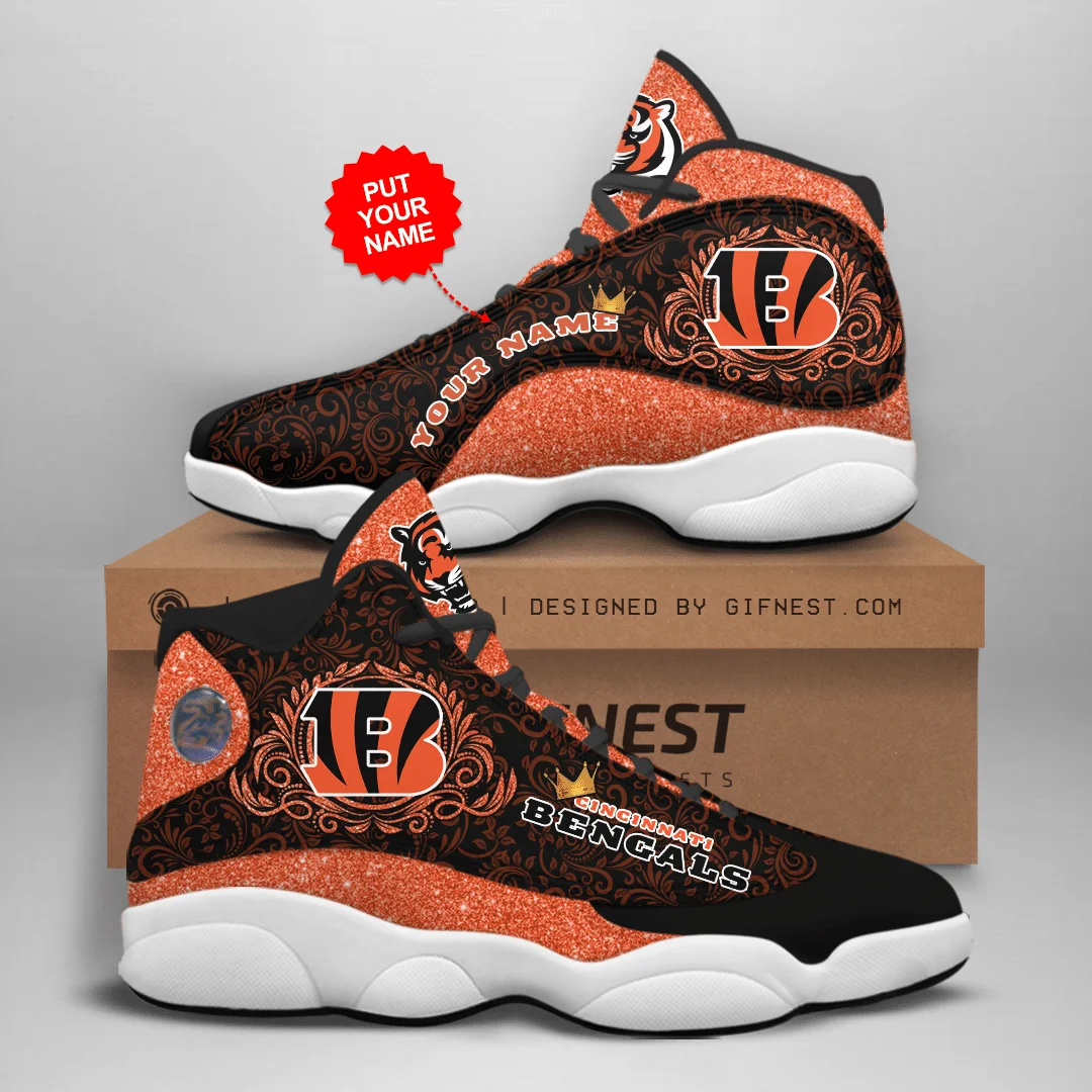 Cincinnati Bengals NFL AJ13 Sneakers Shoes For Men And Women 6
