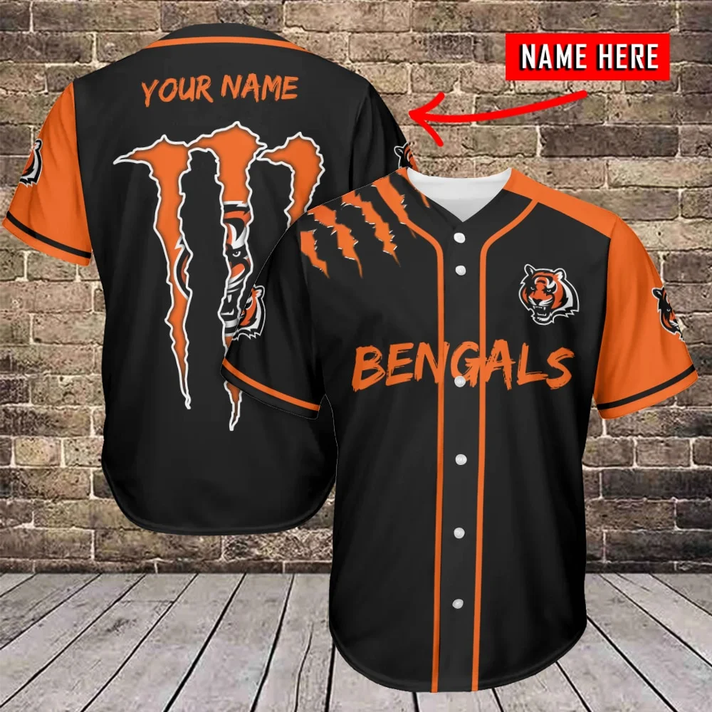 Cincinnati Bengals Personalized Baseball Jersey 759