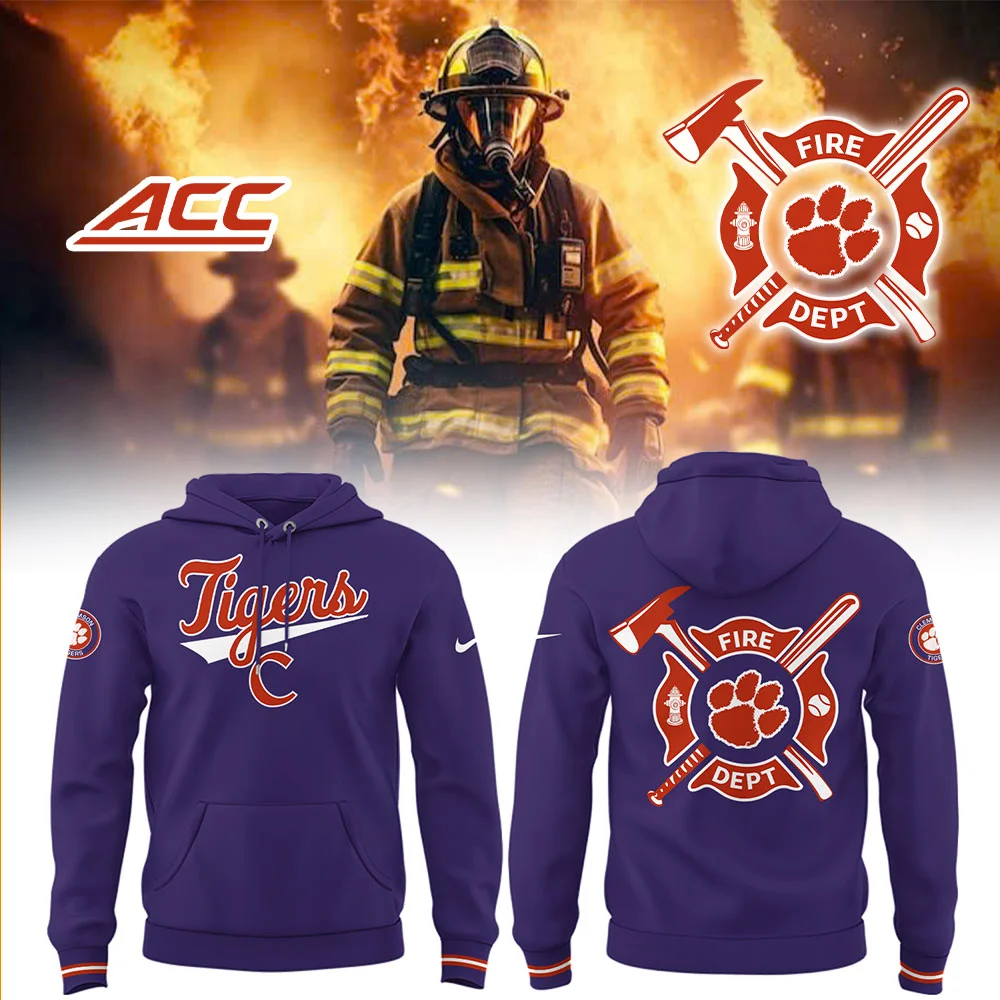 Clemson Baseball x Firefighter Appreciation Night Hoodie