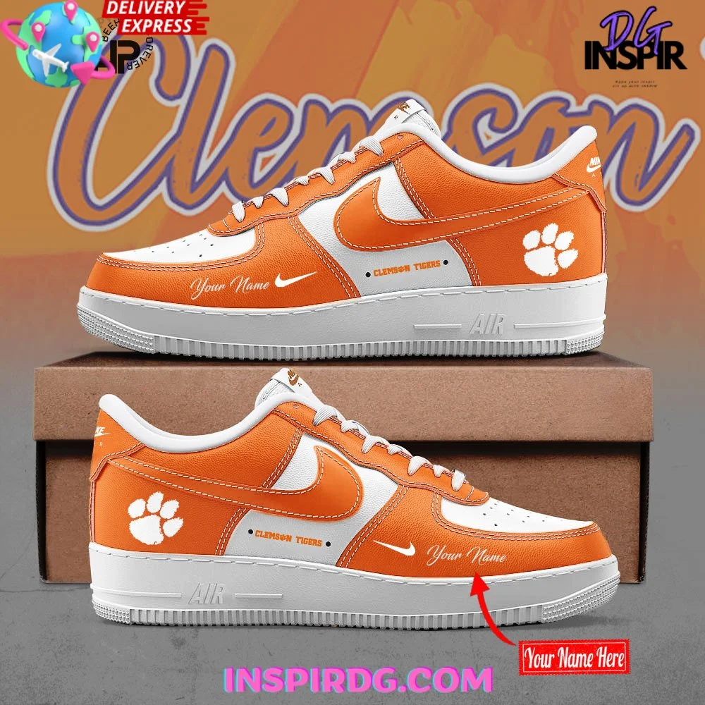 Clemson Tigers 2024 Custom Air Force 1