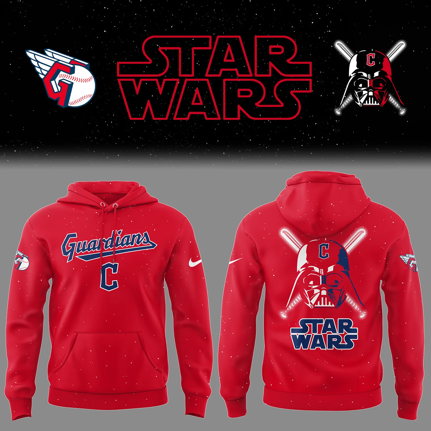Cleveland Baseball Cleveland X Star Wars 2025 Hoodie Baseball