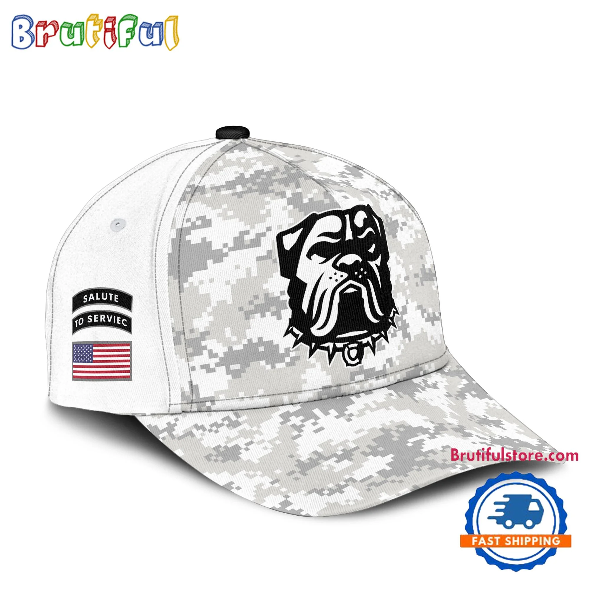 Cleveland Browns Arctic Camo 2024 Salute to Service Club Cap