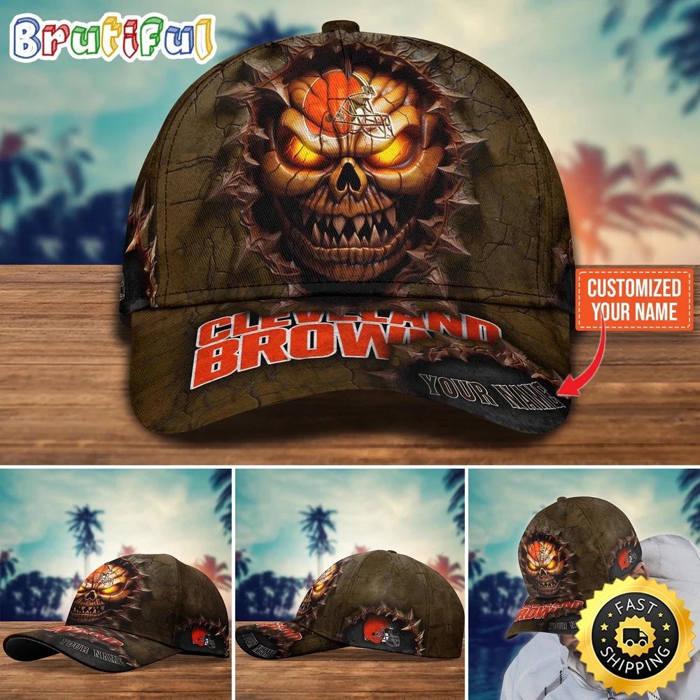 Cleveland Browns Baseball Cap Halloween Custom Cap For This Season