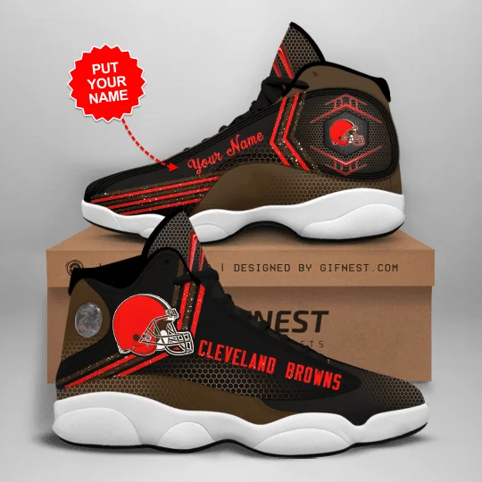 Cleveland Browns NFL AJ13 Sneakers Shoes For Men And Women 7