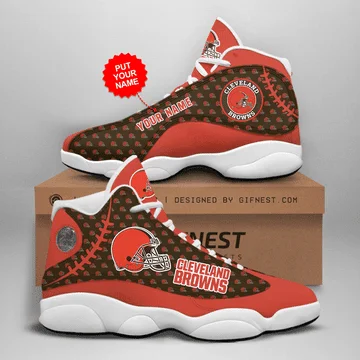 Cleveland Browns NFL AJ13 Sneakers Shoes For Men And Women 5