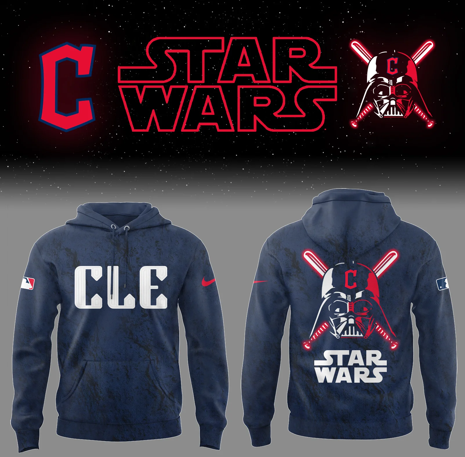 Cleveland Guardians Baseball Cleveland x Star Wars 2025 City Connect Hoodie