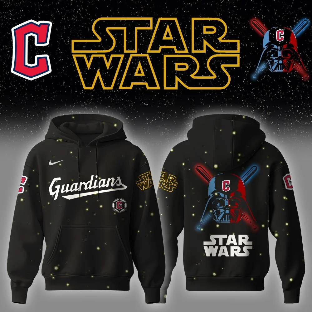 Cleveland Guardians X Star Wars Night Hoodie Baseball Fan Merch Best Gifts