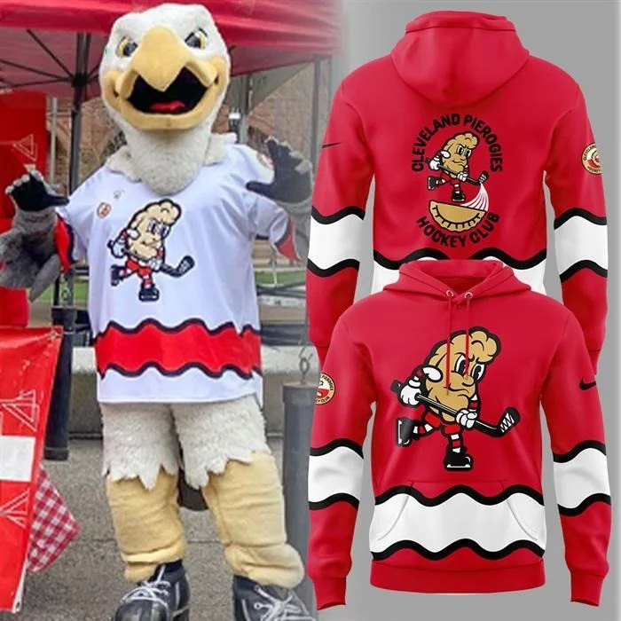 Cleveland Monsters Pierogies Hoodie Presents For Hockey Lovers