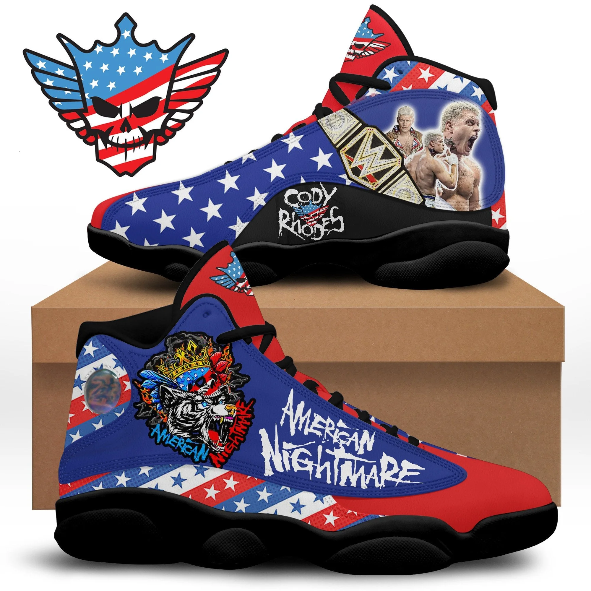 Cody Rhodes AJ13 Sneakers Shoes For Men And Women