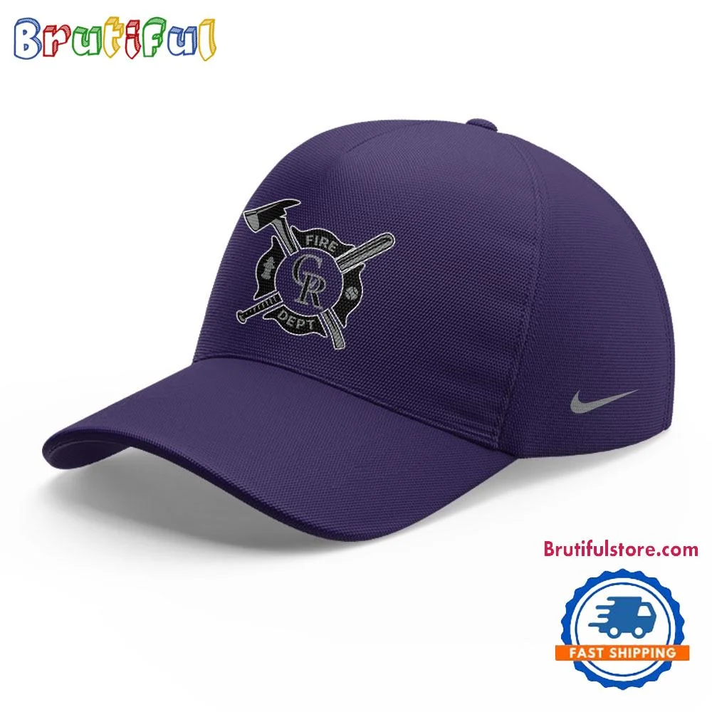 Colorado Rockies x Firefighter Appreciation Night New Cap Hats