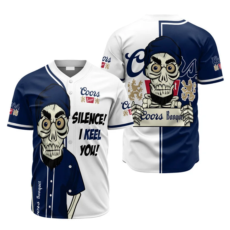 Coors Banquet Silence I keel you Baseball Jersey Style9633