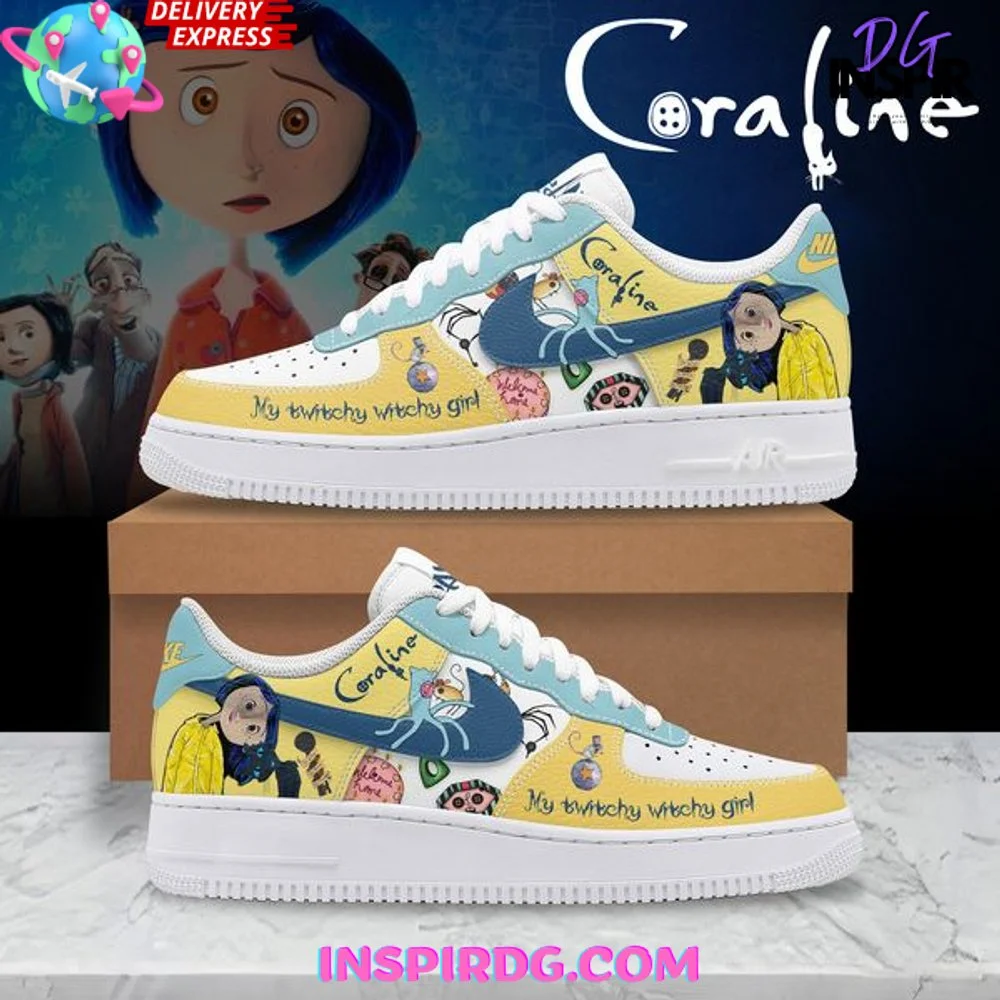 Coraline Twitchy Witchy Girl Air Force 1