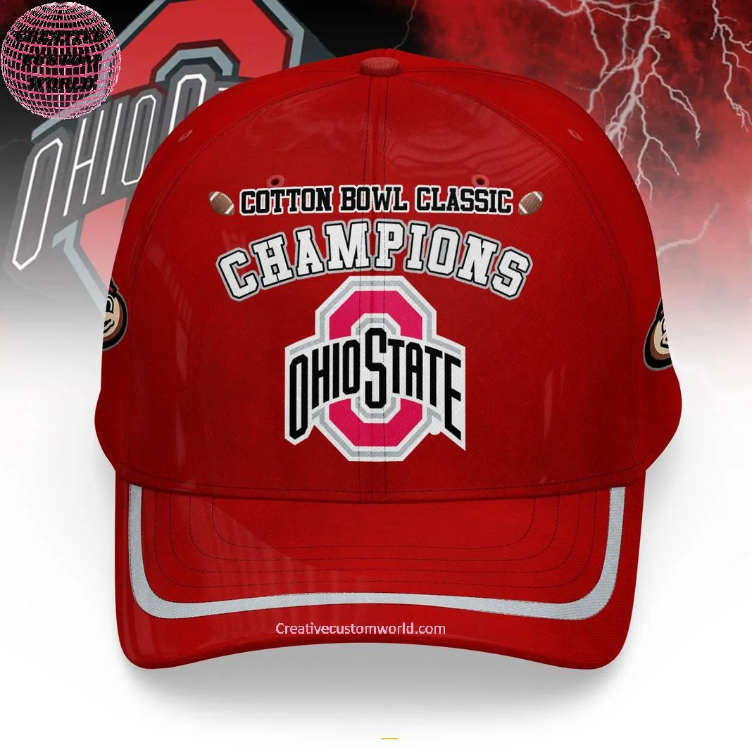 Cotton Bowl Classic Champions Ohio State Buckeyes 2025 Classic Cap